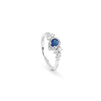 Anello Salvini Donna Gocce s  in Oro bianco Zaffiro 0.40 Ct 20105394 - 20105394